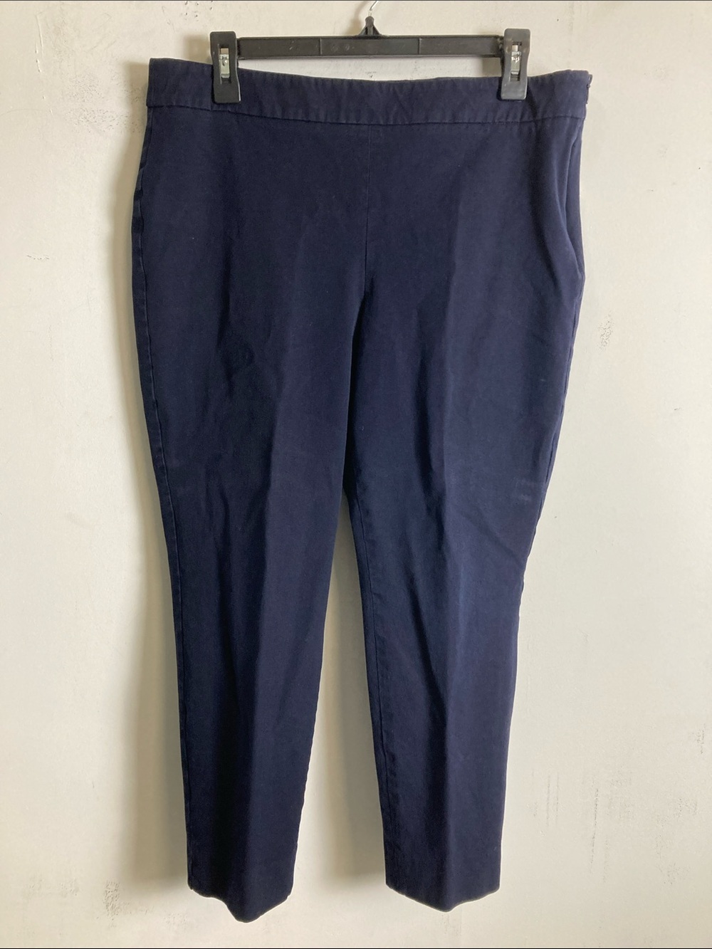 Talbots Navy Cropped Ankle Pants